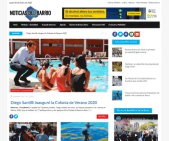 Noticiasdelbarrio.com.ar(Información y Noticias de Barracas) Screenshot
