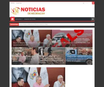 Noticiasdemichoacan.com(Noticias de Michoacán) Screenshot