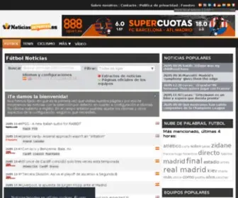 Noticiasdeportes.es(Football news) Screenshot