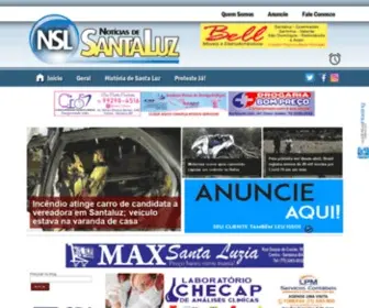Noticiasdesantaluz.com.br(SantaLuz) Screenshot