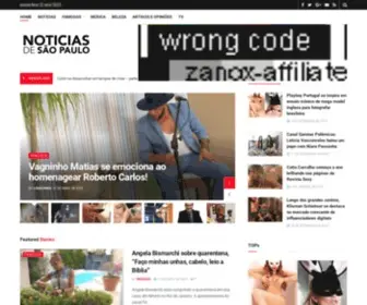 Noticiasdesaopaulo.com.br(Notícias de São paulo) Screenshot