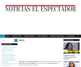 Noticiaselespectador.xyz(Noticias El Espectador) Screenshot