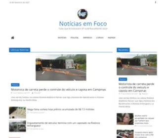 Noticiasemfoco.com.br(Notícias em Foco) Screenshot