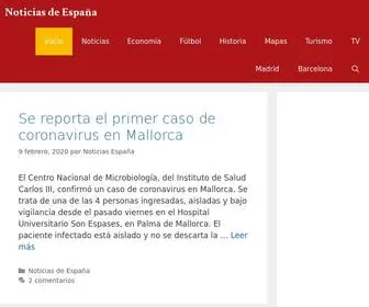 Noticiasespana.es(Noticias de España) Screenshot