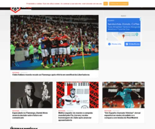 Noticiasfla.com.br(Fique por dentro de tudo sobre o Flamengo) Screenshot