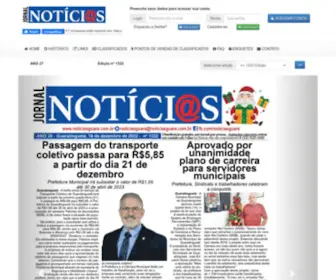 Noticiasguara.com.br(Jornal Not) Screenshot