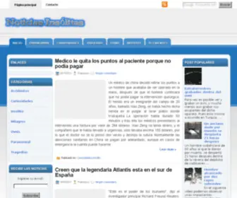 Noticiasinsolitas.info(NOTICIAS INSÓLITAS) Screenshot