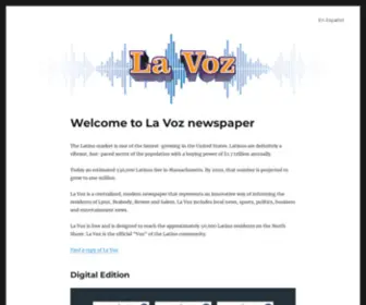 Noticiaslavoz.com(Noticias La Voz) Screenshot