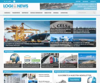 Noticiaslogisticaytransporte.com(Noticias Logística y Transporte) Screenshot