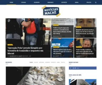 Noticiasmacae.com(Notícias Macaé) Screenshot