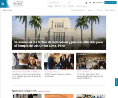 Noticiasmormonas.org.bo(Sala de Prensa) Screenshot