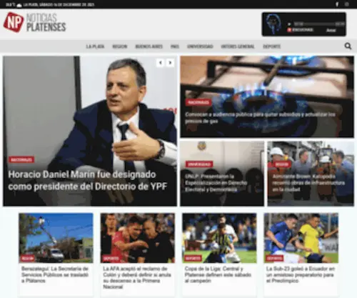Noticiasplatenses.com.ar(Noticiasplatenses) Screenshot