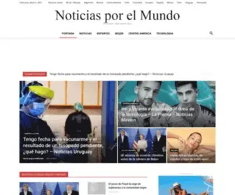 Noticiasporelmundo.com(Noticias de Hoy) Screenshot