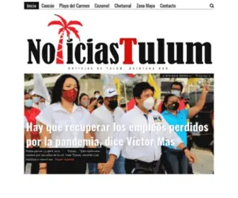 Noticiastulum.com(Noticias Tulúm) Screenshot