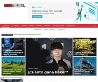 Noticiasvideojuegos.com(Tu portal de noticias m) Screenshot