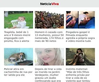 Noticiaviva.com(Notícia Viva) Screenshot