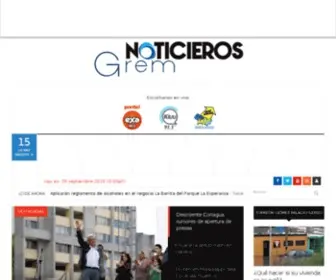 Noticierosgrem.com.mx(Noticieros Grem) Screenshot