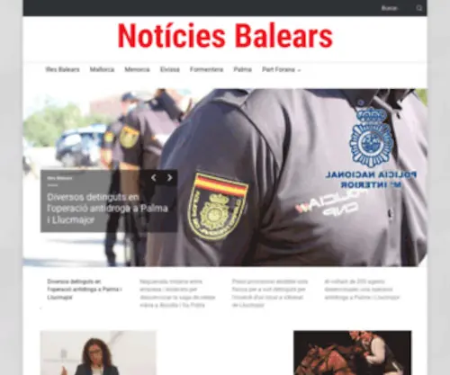 Noticiesbalears.com(Informació sobre Illes Balears) Screenshot