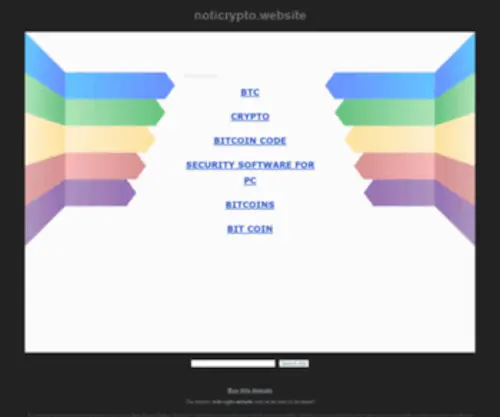 Noticrypto.website(Noticrypto website) Screenshot