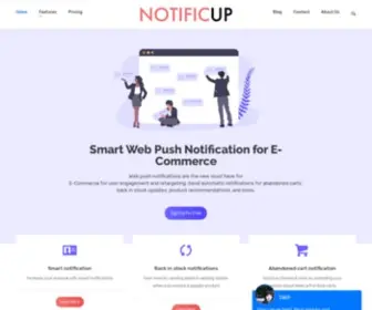 Notificup.com(Smart Web Push Notification for E) Screenshot