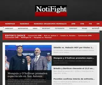 Notifight.com(Boxeo) Screenshot