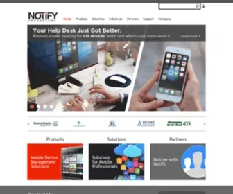 Notifycorp.com(MobileRMM) Screenshot