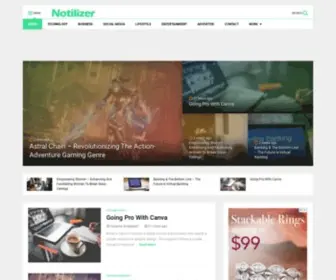 Notilizer.com(We Report The Future) Screenshot