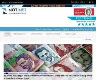 Notinet.com.co(Información Jurídica y Jurisprudencial en Colombia) Screenshot