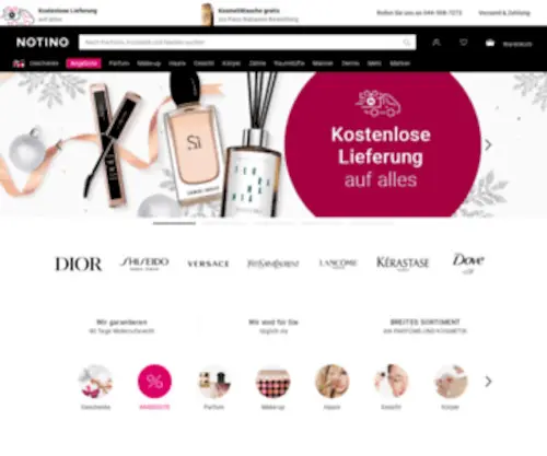 Notino.ch(Kaufen Sie das Parfum online) Screenshot