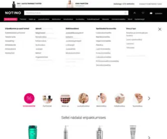 Notino.ee(Parfüümide ja kosmeetika e) Screenshot