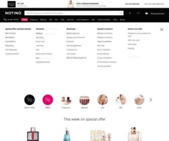 Notino.ie(Online Perfume and Cosmetics) Screenshot