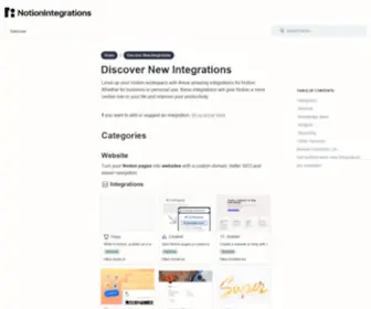 Notionintegrations.com(Notionintegrations) Screenshot