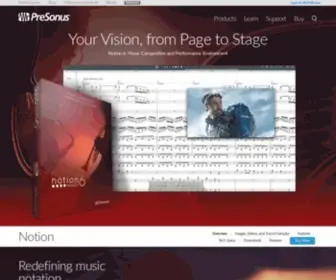 Notionmusic.com(Notion) Screenshot