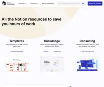 Notiontemplates.store(Notion Everything) Screenshot
