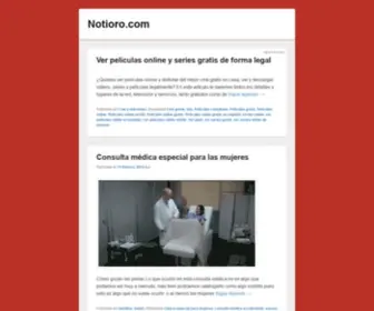 Notioro.com(Noti Oro) Screenshot