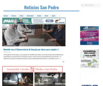 Notisanpedro.info(Noticias San Pedro) Screenshot