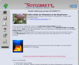 Notizbrett.de(Pilze) Screenshot