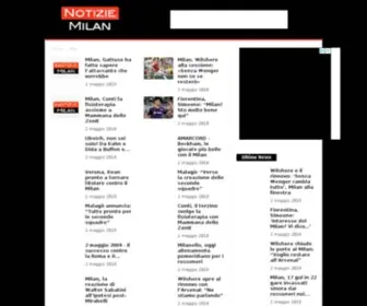 Notiziemilan.it(News di calciomercato e ultime notizie sul Milan) Screenshot