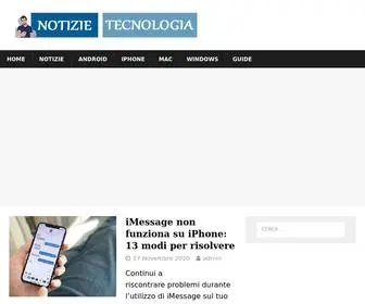 Notizietecnologia.it(NotizieTecnologia) Screenshot