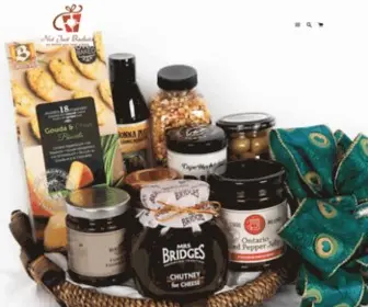 Notjustbaskets.com(Gift Baskets Ottawa) Screenshot