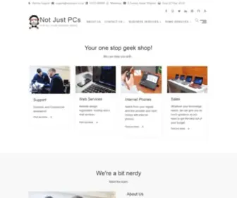 Notjustpcs.co.uk(For all your nerdish needs) Screenshot