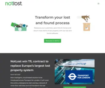 Notlost.co(Simple Lost and Found Software Solution for Business) Screenshot