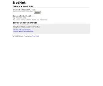 Not.net(Not) Screenshot