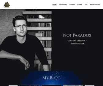 Notparadox.com(Notparadox) Screenshot