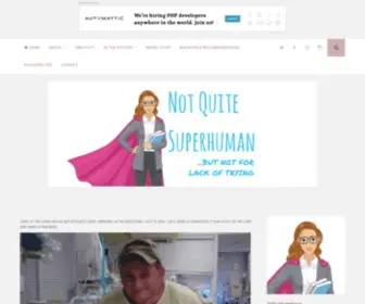 NotQuitesuperhuman.com(NotQuitesuperhuman) Screenshot