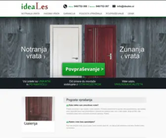 Notranja-Vrata-Ideales.com(Notranja vrata) Screenshot