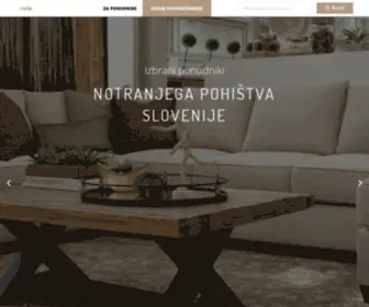 Notranje-Pohistvo.com(Notranje pohištvo) Screenshot