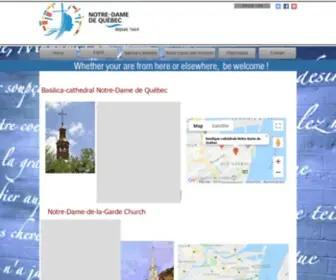 Notre-Dame-DE-Quebec.org(Paroisse Notre) Screenshot