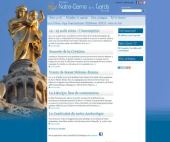 Notredamedelagarde.com(Basilique Notre) Screenshot