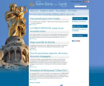 Notredamedelagarde.fr(Basilique Notre) Screenshot